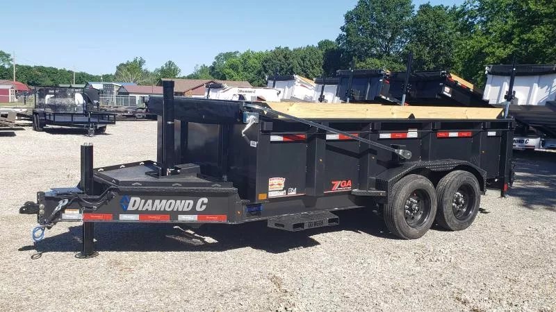 2025 Diamond C Trailers LPT-207 14'x82" Telescopic Dump Trailer - PACESETTER EDITION