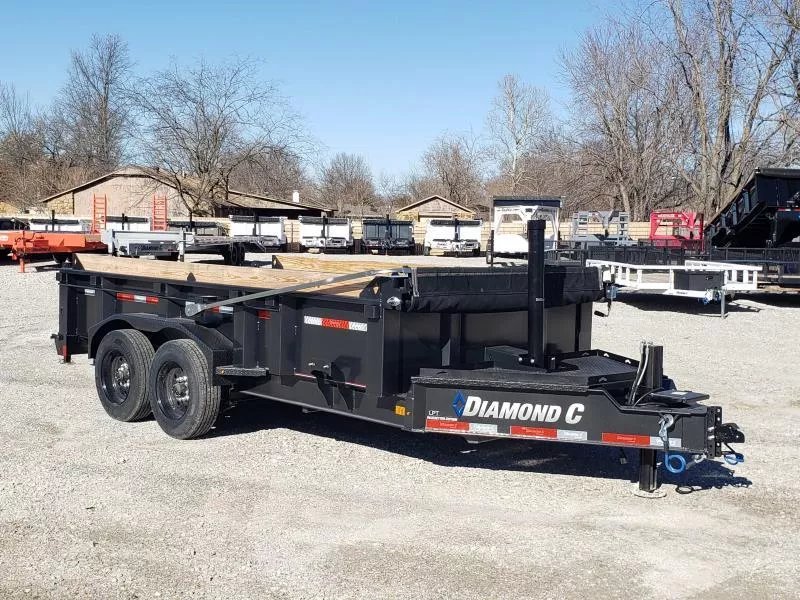 2025 Diamond C Trailers LPT-207 14'x82" Telescopic Dump Trailer - PACESETTER EDITION