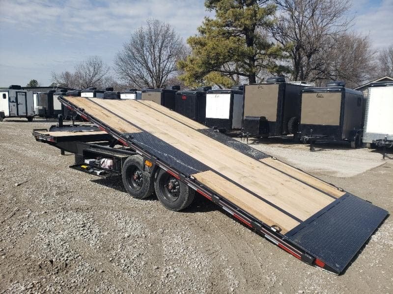 2025 Diamond C Trailers DET-208 24'x102" Deckover Tilt Equipment Trailer W / 4' Stationary