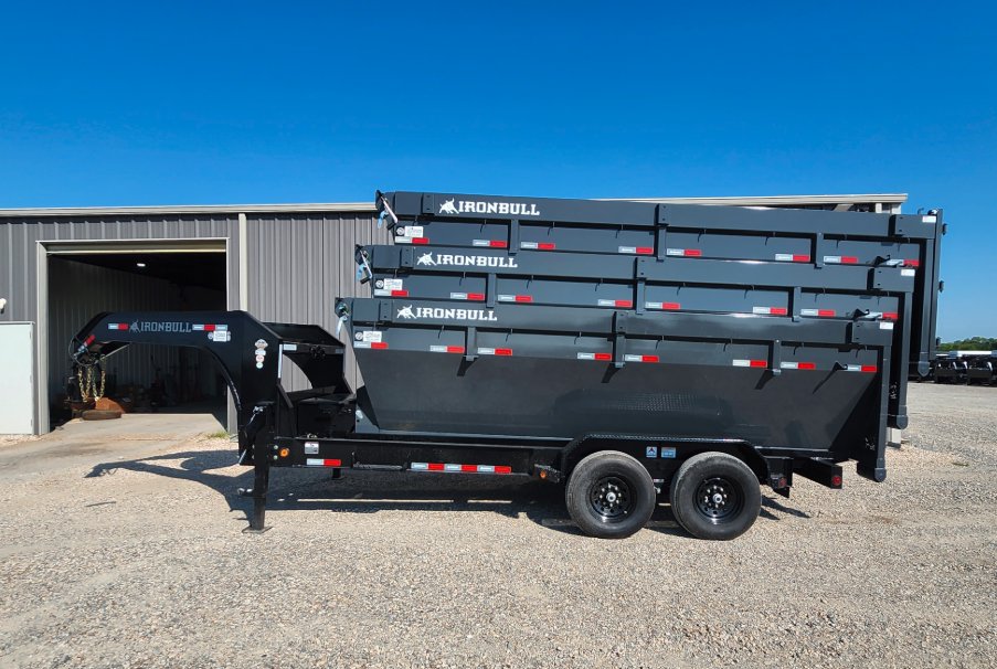 2024 Iron Bull 2024 Iron Bull DBG 7x14 Roll-Off Trailer Package 14K GVWR - Includes (3) 14 Yard Roll
