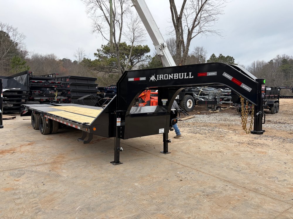 2026-Iron-Bull-Trailers-FLG-8.5x25-22K-/-25K-Iron-Bull-Gooseneck-Deckover-FG20K825MI