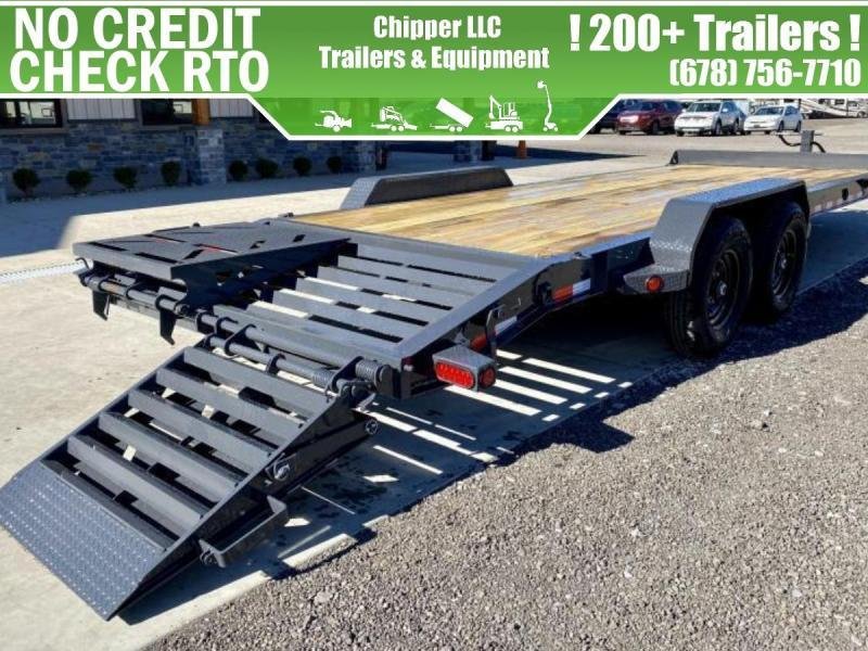 2026 Iron Bull EWB 7x20 14k 7 Ton HD I-Beam Equipment Trailer Ramps