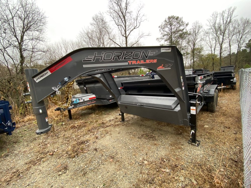 2026 Horizon 2026 Horizon LZ7 7x14 Gooseneck Dump Trailer 14K GVWR - 30" Sides, Scissor Hoist, Barn 