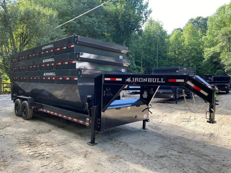 2026 Iron Bull DBG Gooseneck 7X20 16K Roll Off Trailer