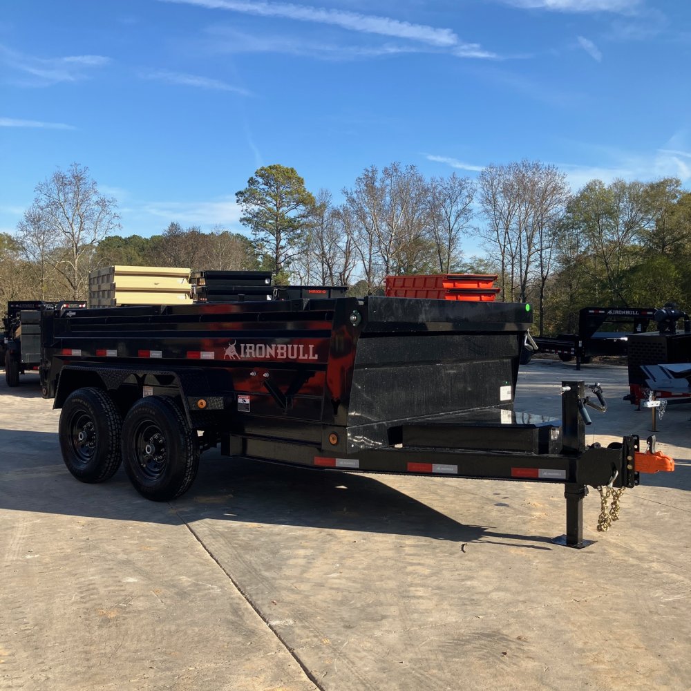 2026 Iron Bull DTB 6x12 Dump Trailer - 14K, 7GA Floor, Scissor Hoist, Ramps