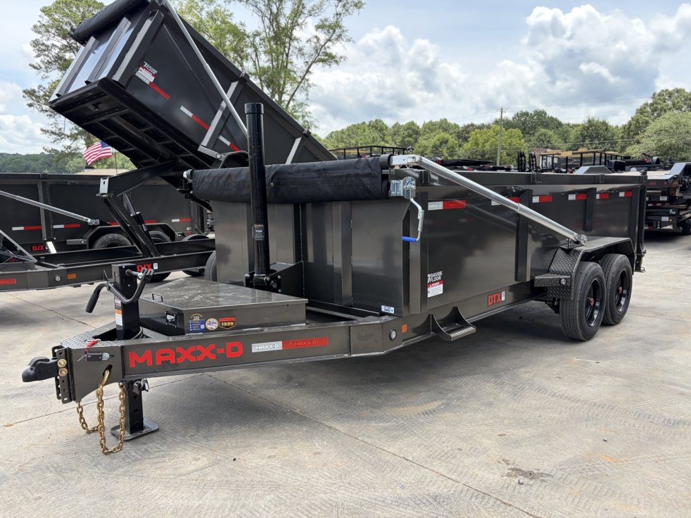 2027 MAXXD Trailers 2027 MAXX-D DTX 83" 16K Telescoping Dump Trailer - 3' Sides, 8K Dexter Axles, 18