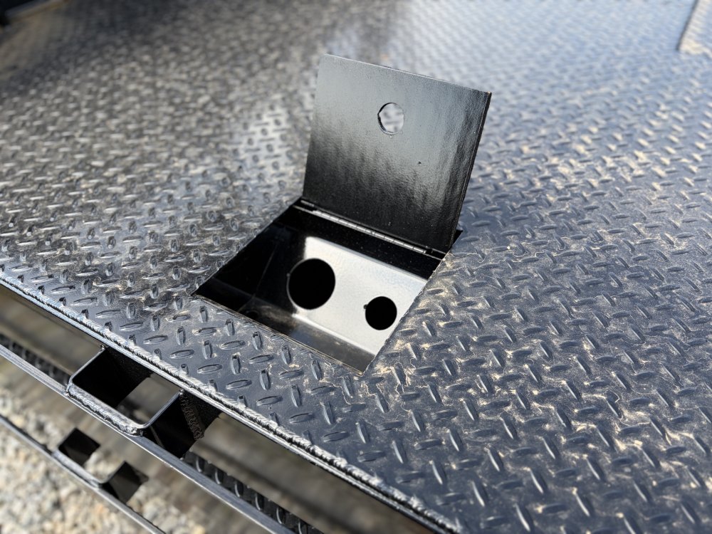 2027 Neckover 2027 Neckover Cab & Chassis Platform Truck Bed - 60" Cab-to-Axle, 34" Runners, Hitch Box with Lid & 30K Gooseneck Ball flatbed truck beds for sale — photo 4 of 7 | Prime Trail Trailers