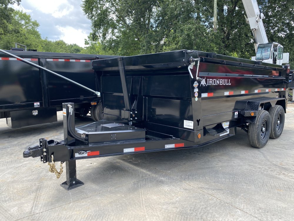 2026-Iron-Bull-Trailers-7x14-3ft-Tele-w/-Hydraulic-Jack-14k-7-Ton-Dump-Trailer-D14K7143THI-DTB