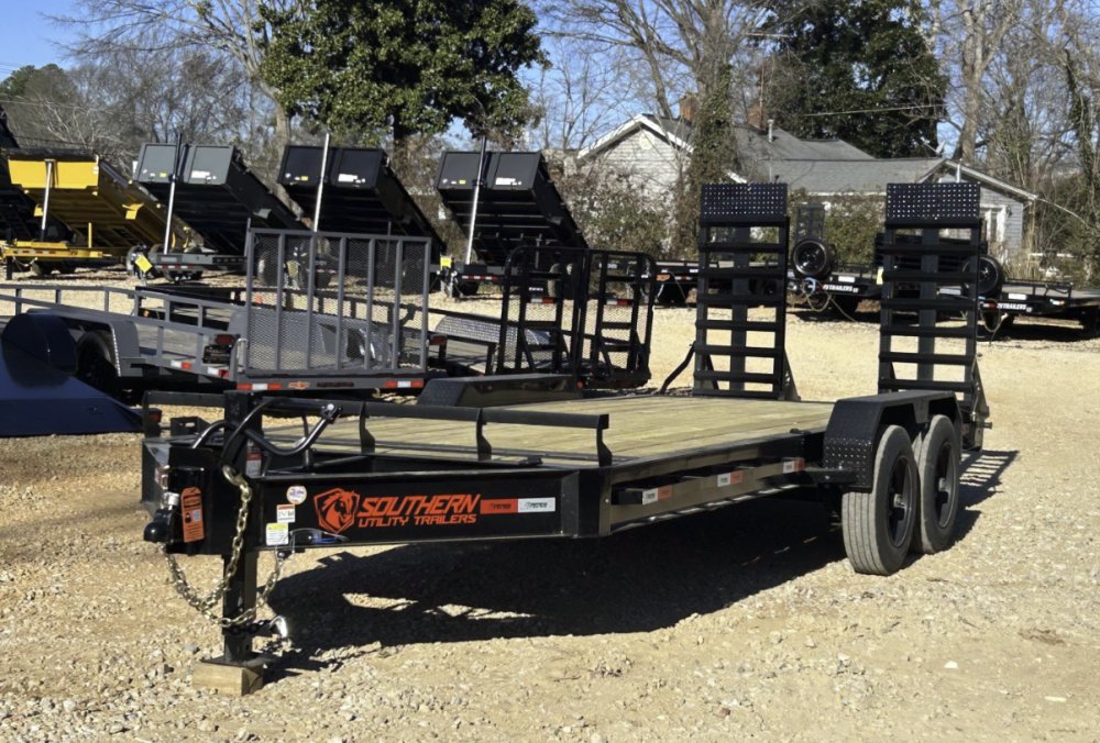2026 Southern Utility Trailers 7x20 16k Equipment Trailer HD Fold Up Ramps