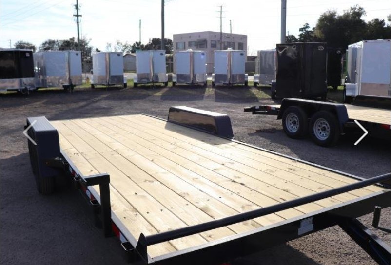 2026-Down-To-Earth-Trailers-7x16-7k-Car-Trailer-with-Slide-Out-Ramps-C7K716D