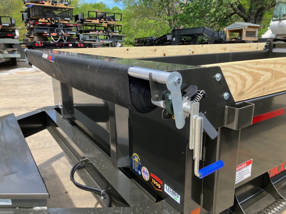 2026-MAXXD-Trailers-7x14-2ft-14k-Dump-Trailer-Barn-Door/-Spread-Gate-D14K7142X-Gray