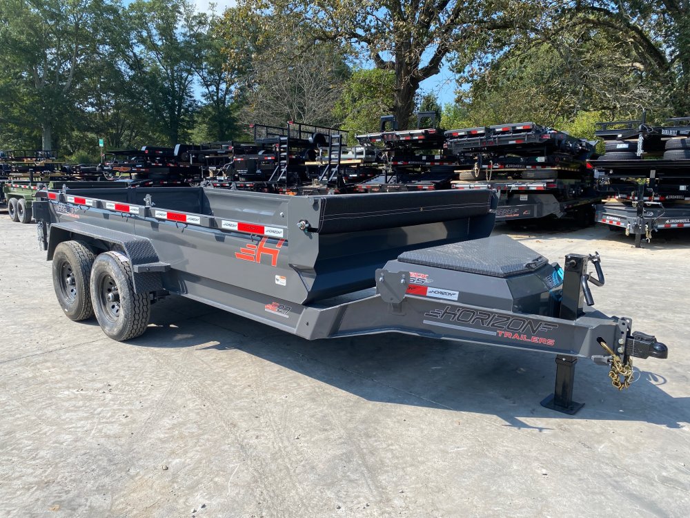 2026-Horizon-7x14-2'-14k-14ply-Dump-Trailer-EZ7-Ash-Gray-D14K7142HZ-EZ7GRY