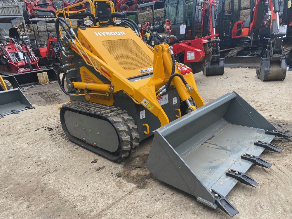 2022 Hysoon HY380 Track Mini Skid Steer