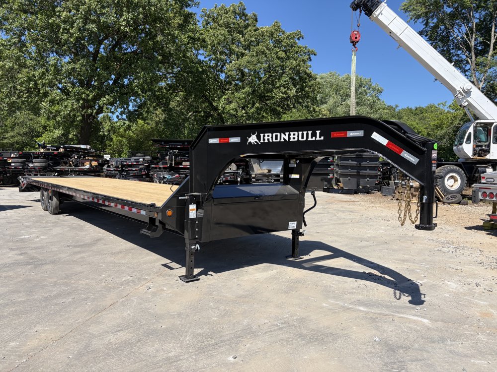 2026 Iron Bull 2026 Iron Bull FTG 8.5x40 Gooseneck Deckover Trailer - 12" I-Beam, Rampage Ramps, Win