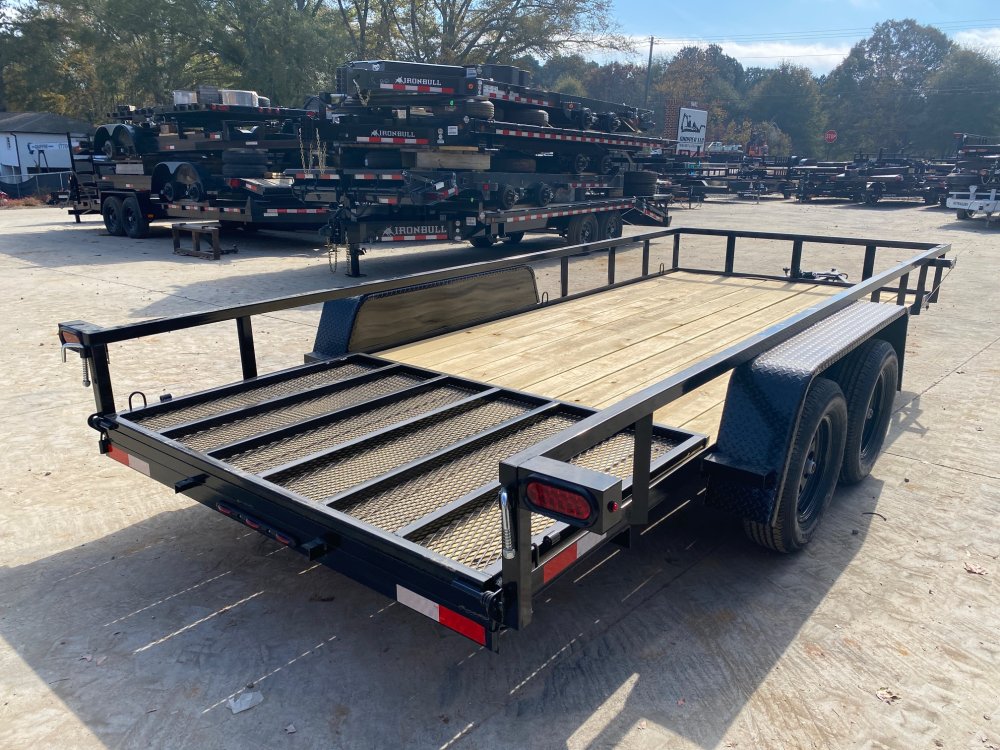 2026-Down-To-Earth-Trailers-6.5x16-7000-lb-7K-Tandem-Axle-Utility-Trailer-U7K616D