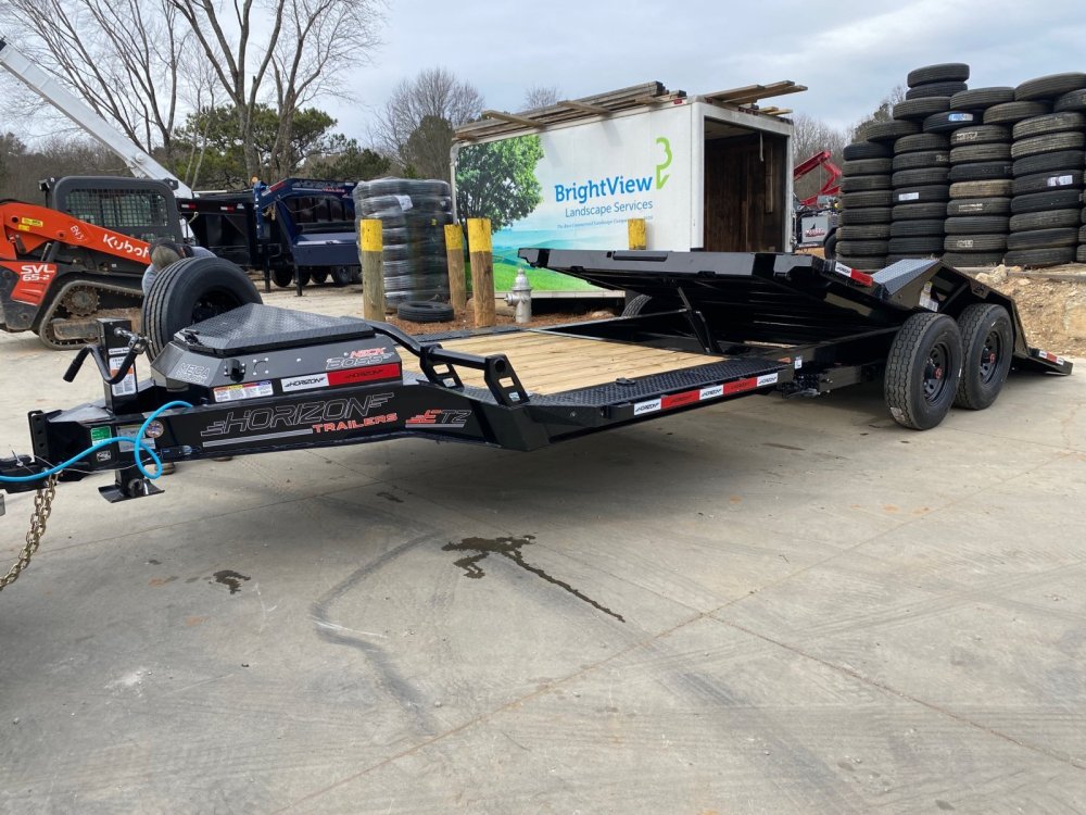 2027 Horizon 2027 Horizon ETZ 8.5x20 14K Gravity Tilt Equipment Trailer - Drive-Over Fenders, 14-Ply
