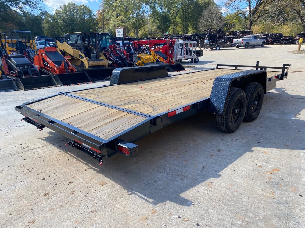 2026-Down-To-Earth-Trailers-7x20-10K-Car-Hauler-6"-Channel-Frame,-Slide-Out-Ramps,-Dovetail-C10K720D
