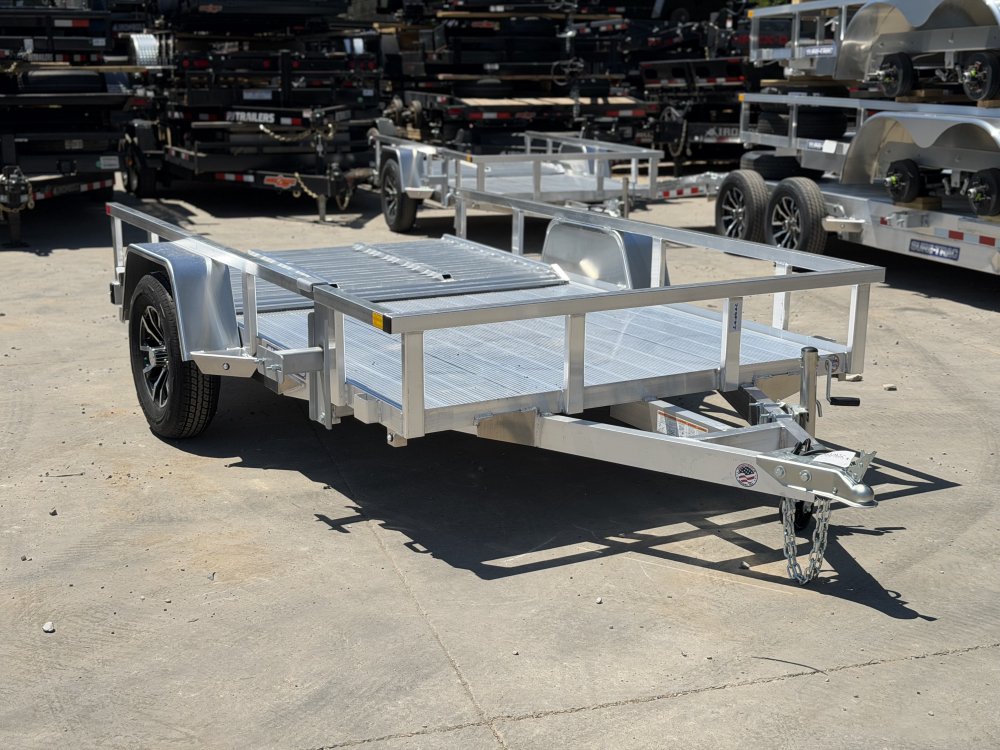 2026 Sure-Trac 2026 Sure-Trac 6x10 Aluminum Tube Top Utility Trailer 3K GVWR - Extruded Aluminum Flo