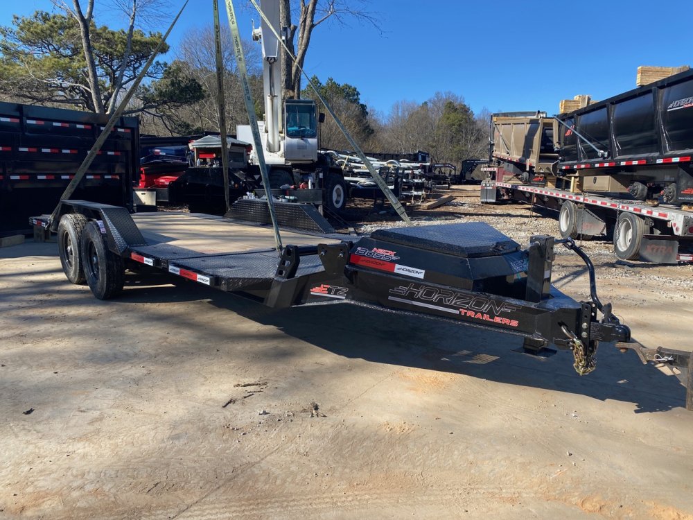 2026 Horizon 8.5x20 14K Tilt Deck Equipment Trailer - 16' Gravity Tilt, Drive-Over Fenders, 8" I-Bea