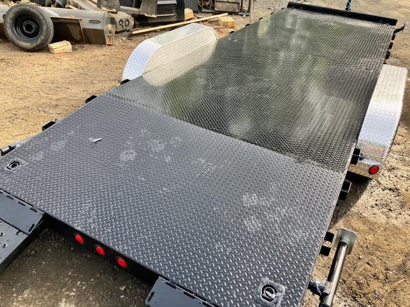 2026-PJ-Trailers-7x20-10K-Car-/-Equipment-Trailer-Slide-Out-Ramps-Dovetail-C10K720SP