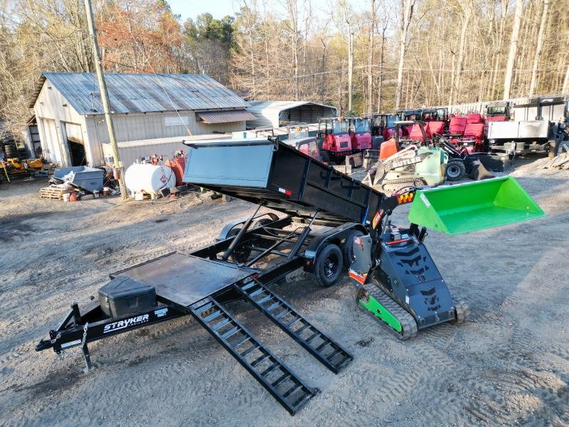 2023-Stryker-Trailers-SV25H-Mini-Skid-Steer-+-7x16-14K-2ft-12+4-Hybrid-Mini-Skid-Dump-Trailer-SV25H-
