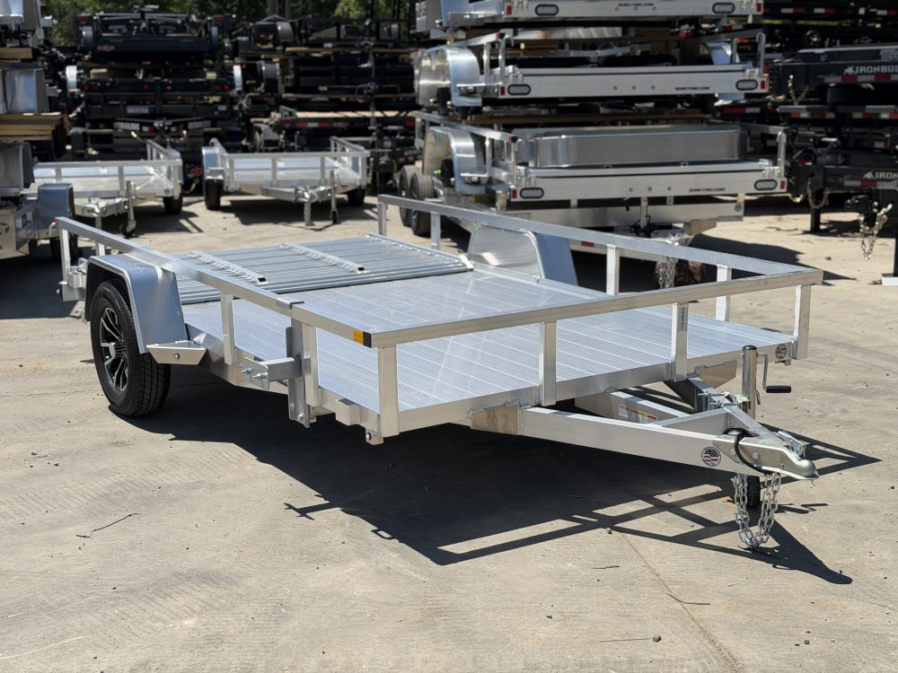 2026 Sure-Trac 2026 Sure-Trac 7x12 Aluminum Tube Top Utility Trailer 3K GVWR - Extruded Aluminum Flo