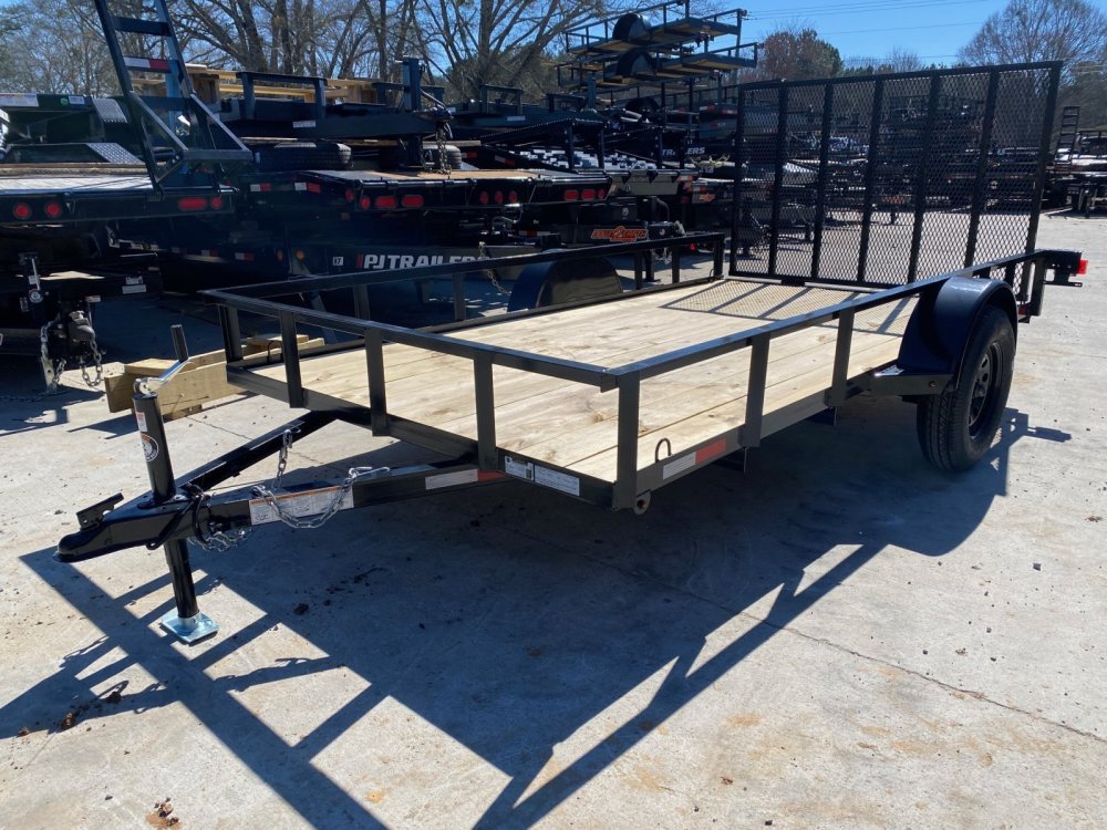 2026 Down To Earth Trailers 6.5x12 3500# 3.5K Single Axle Utility Trailer