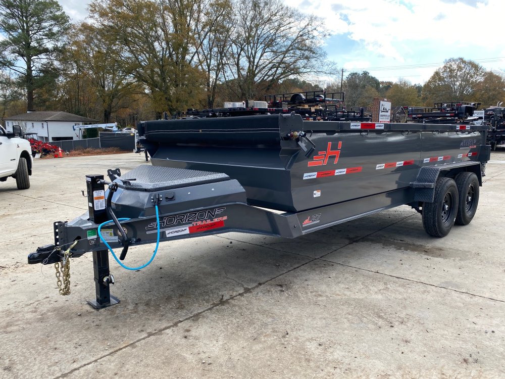 2026 Horizon LZ7 7x14 14K 3ft 7 Ton 14000# Dump Trailer