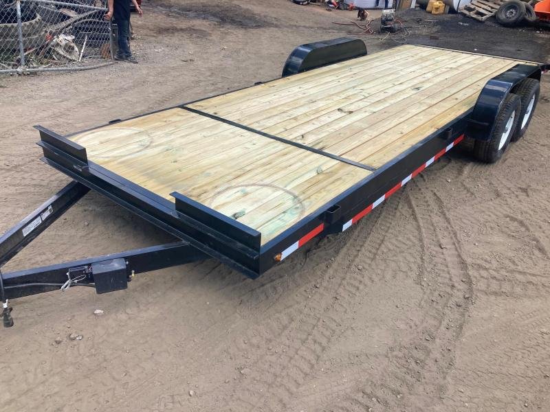 2023-Southern-Utility-Trailers-7x18-10k-Equipment-/-Car-Trailer-with-Slide-Out-Ramps-C10K718S