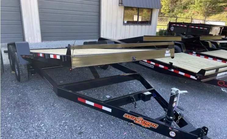 2026 Down To Earth Trailers 7x20 10k 5 ton Gravity Tilt Trailer