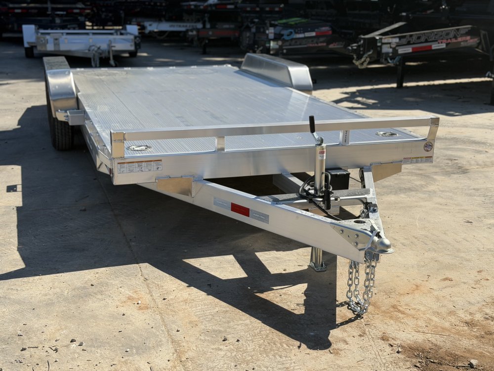 2026 Sure-Trac 2026 Sure-Trac 7x20 Aluminum Car Hauler Trailer 7K GVWR - Extruded Aluminum Floor, Pu
