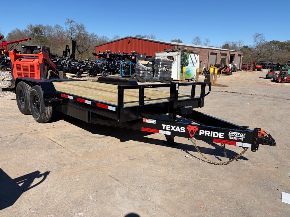 2026-Texas-Pride-7x20-16K-Equipment-Hauler-8"-Channel-Frame,-Mini-Mammoth-Ramps,-14-Ply-Tires-E16K72