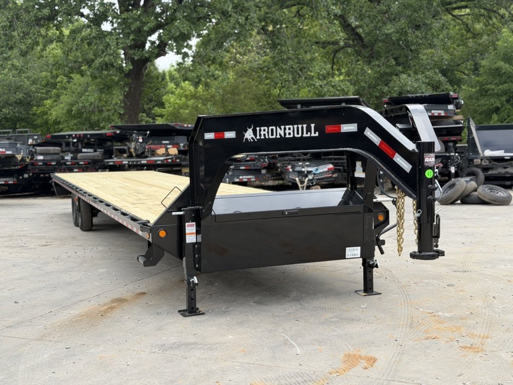 2027 Iron Bull 2026 Iron Bull FTG 8.5x40 Gooseneck Deckover Trailer 14K GVWR - Engineered Neck, 12" 