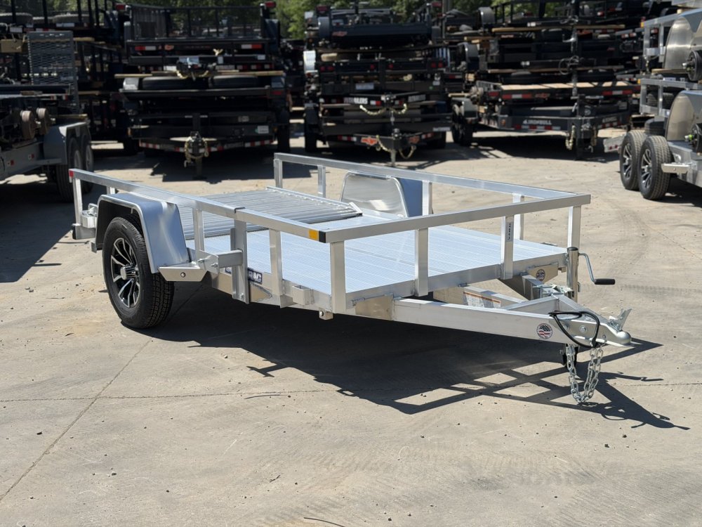 2026 Sure-Trac 5X10 Aluminum Tube Top Utility Trailer 3K GVWR - Extruded Aluminum Floor, Ramp Gate,
