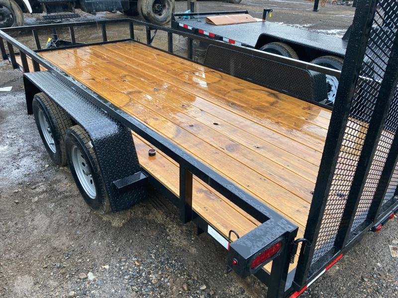 2026-Down-To-Earth-Trailers-7x16-7000-lb-7K-Tandem-Axle-Utility-Trailer-U7k716D