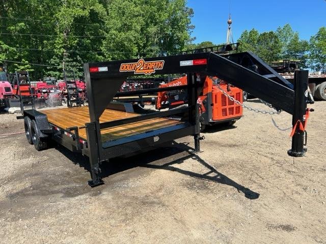 2023 Down To Earth Trailers 7x22 17.5k Equipment Trailer Fold Up Ramps