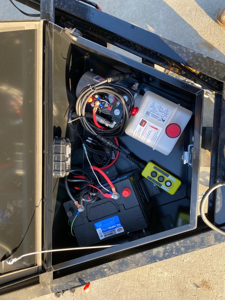 2025 Down To Earth Trailers 7x20 14k 7 ton Full Hydraulic Tilt Trailer