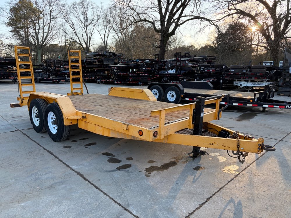 2017-Anderson-USED-AS-IS-7x16-14K-Equipment-Hauler-6"-Channel-Frame,-10K-Jack,-Stand-Up-Ramps-E14K71