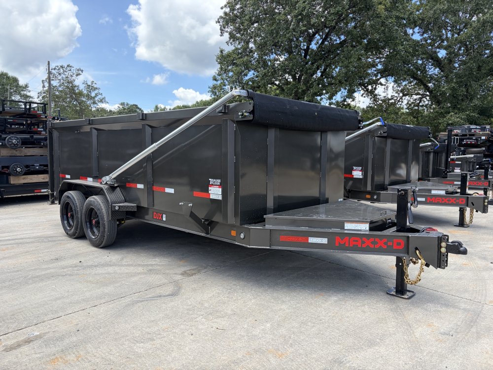 2026 MAXXD Trailers 2027 MAXX-D DJX 83" 16K Dump Trailer - 4' Sides, 8K Dexter Axles, 18-Ply Tires, 