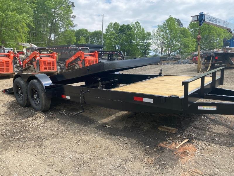 2025 Bama Built 7x20 14k 7 ton Tilt Deck Gravity Partial Trailer