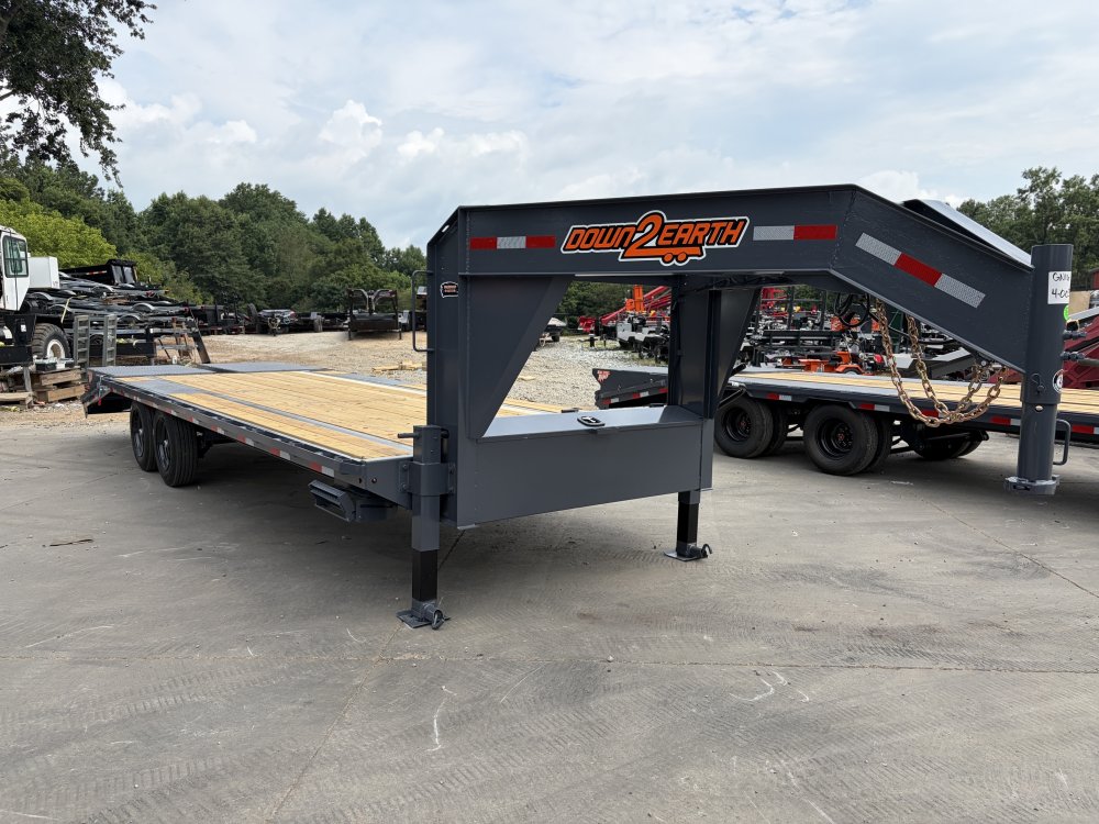8.5'x25' Down To Earth Trailers Deckover