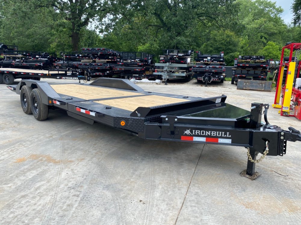2026 Iron Bull Trailers TWB 8.5x22 16k Driveover Fender Tilt Deck