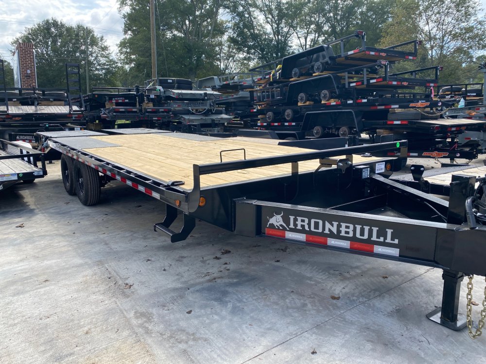 2026-Iron-Bull-Trailers-8.5x24-14k-Deckover-with-Rampage-Ramps-F14K824MI