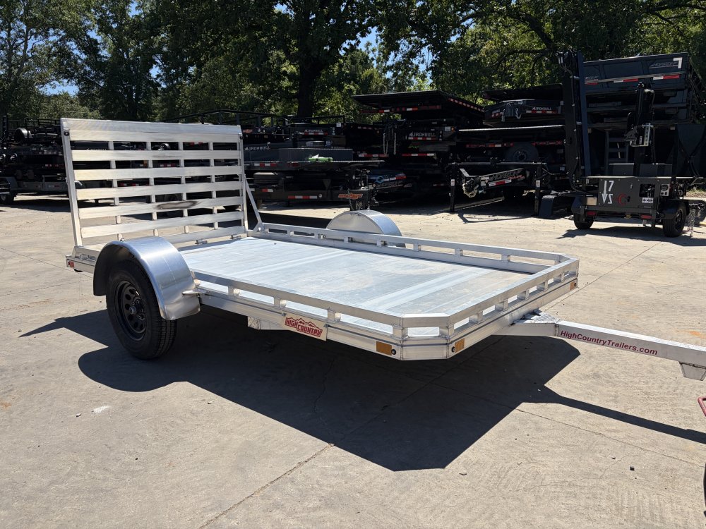 2026 Alcom Trailers 2026 Alcom High Country 6.5x12 Aluminum Utility Trailer 2,990 GVWR - Aluminum Wh