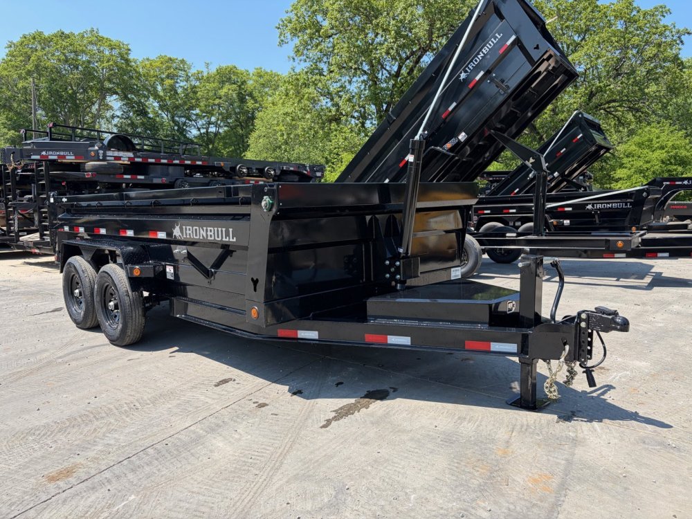 2027 Iron Bull 2027 Iron Bull Dump Trailer DTB 7x16 2ft 14k 7 Ton Tele Dump Trailer