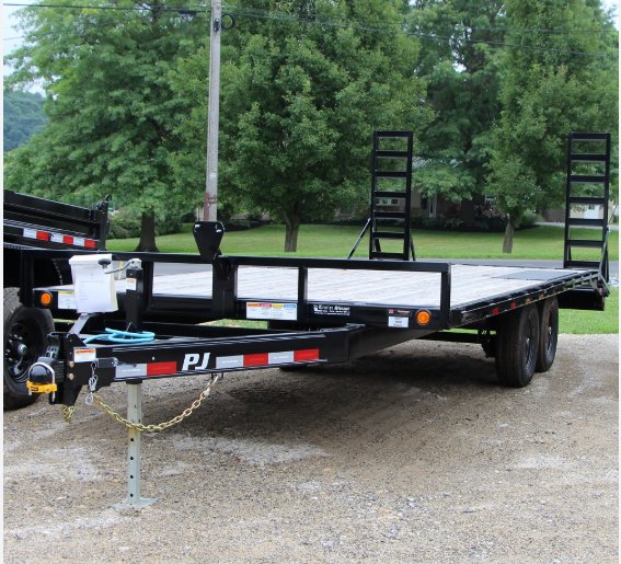 2026-PJ-Trailers-8.5X20-10k-Deckover-W/-3ft-dove-and-foldup-ramps-F10K820DP