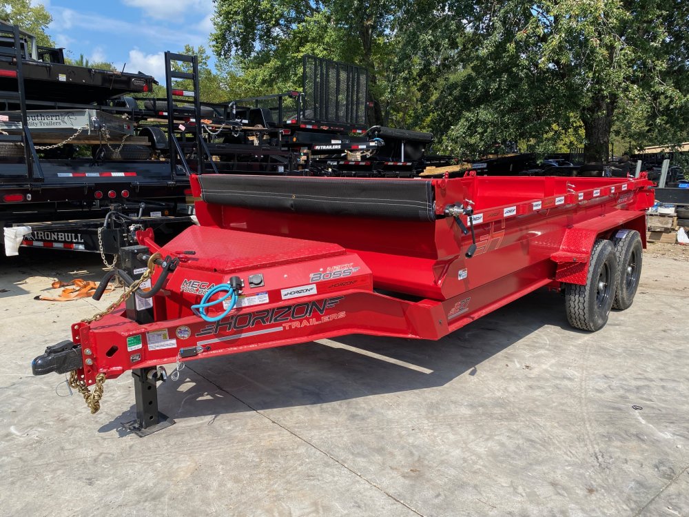 2026 Horizon 7x14 2' 14k 14ply Dump Trailer EZ7 Red