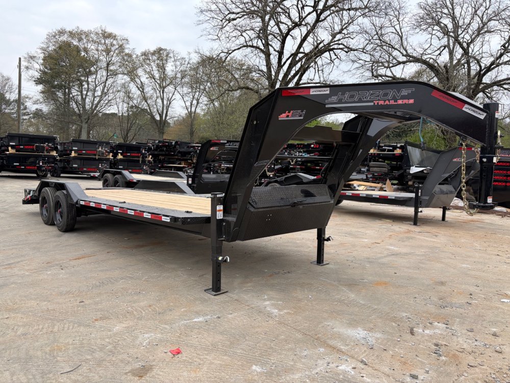2026 Horizon HEH 8.5x26 20K / 25K Gooseneck Equipment Hauler - 16-Ply, Drive-Over Fenders, Mountain 