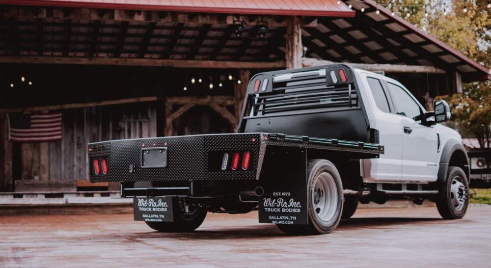 2026 Wil-Ro Patriot Flatbed 9'4" X 96" BLACK