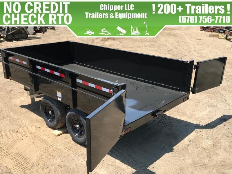 2026 Homesteader Trailers 6x12 7K 2ft Barn Doors Spread Gate Dump